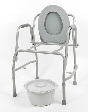 Кресло-туалет с откидывающимися поручнями 10583