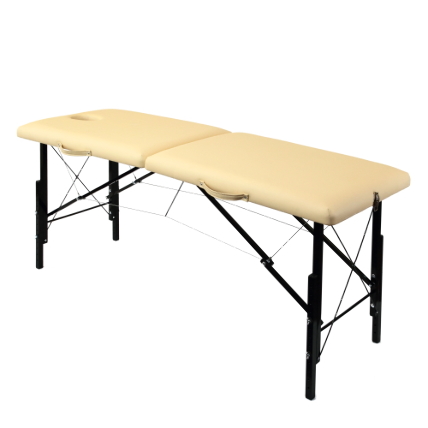 Складной деревяный массажный стол с изменением высоты