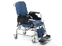 Кресло-коляска с санитарным оснащением пассивная на колесах 9303 (шир. сиденья 43 см)